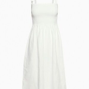 Aritzia Wilfred Golden Hour Linen Dress